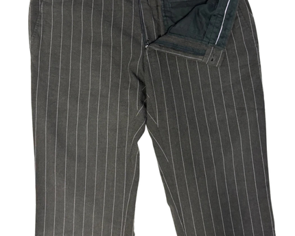 H&M Black Pinstripe Tailored Dress Pants