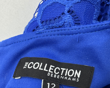 The Collection Debenhams Royal Blue Floral Lace Sheath Dress