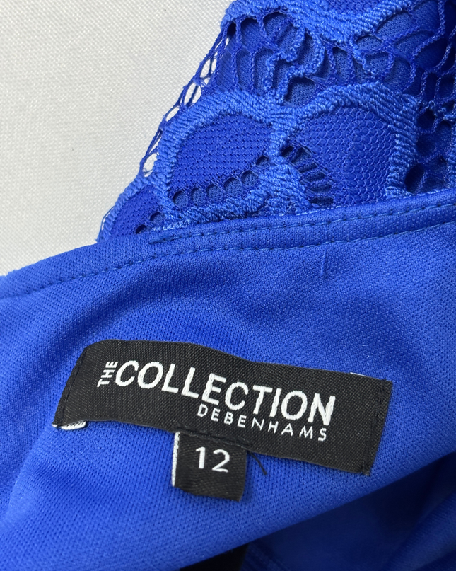The Collection Debenhams Royal Blue Floral Lace Sheath Dress