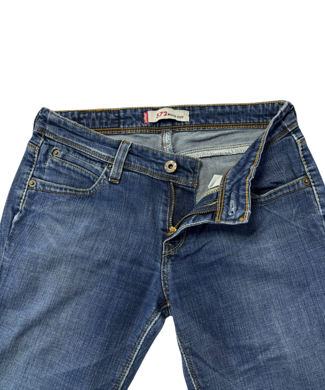 Levi's Blue 572 Boot Cut Stretch Denim Jeans