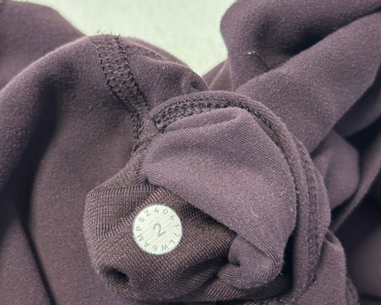 Lululemon Burgundy Align High-Rise Crop Leggings