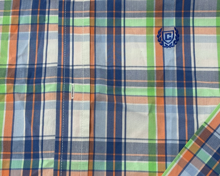 Chaps Multicolor Plaid Button-Down Shirt