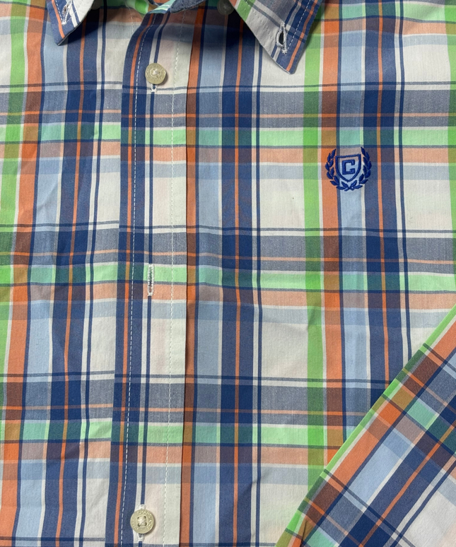 Chaps Multicolor Plaid Button-Down Shirt