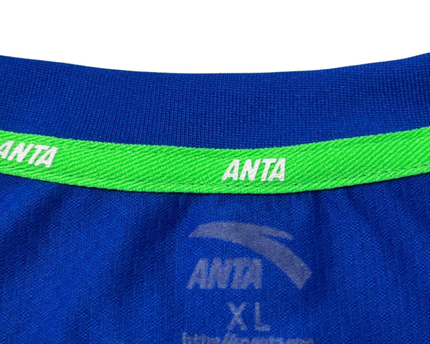 ANTA Skyline Blue Short Sleeve Sports Soccer T-Shirt W/Tags