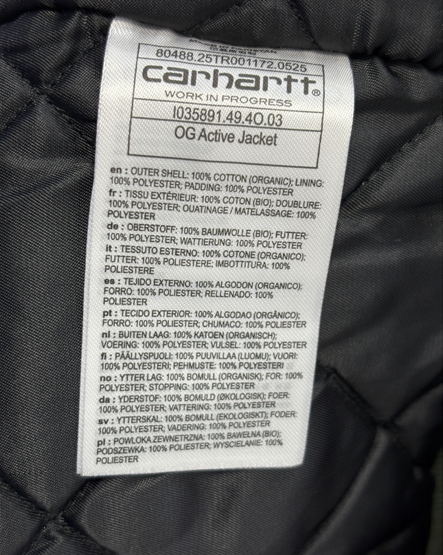 Carhartt WIP OG Active Jacket | NWT