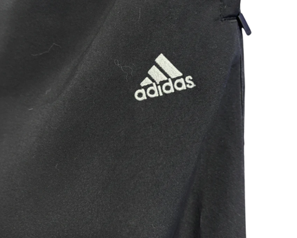 Adidas Black Athletic Zip-Pocket Track Pants