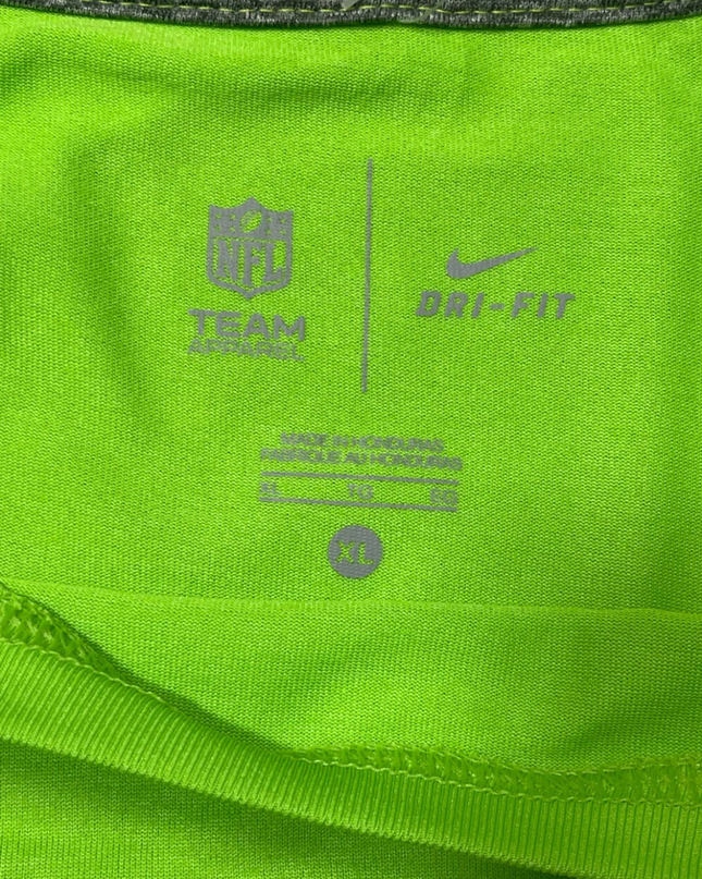 Nike Neon Green Seattle Seahawks NFL Just Do It Sports T-Shirt