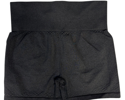 Gymshark Black Seamless High-Waisted Sports Shorts