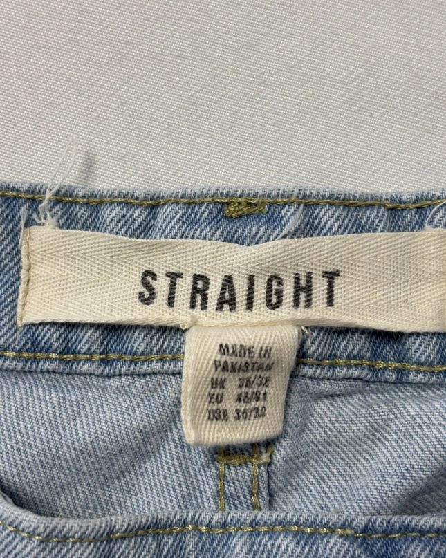 New Look Straight Leg Light Blue Jeans