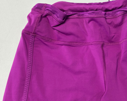 Lululemon Purple Mid-Rise High-Performance Cropped Athletic Leggings