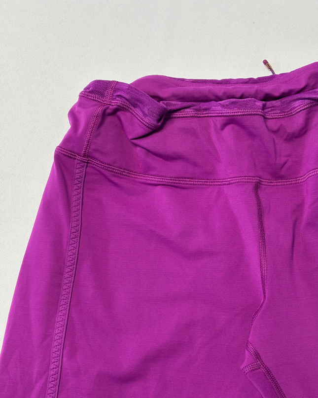 Lululemon Purple Mid-Rise High-Performance Cropped Athletic Leggings