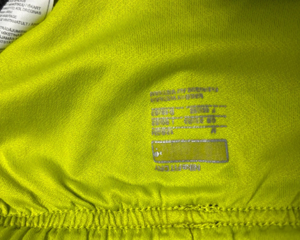 Nike Black Performance Training Shorts with Neon Accents
