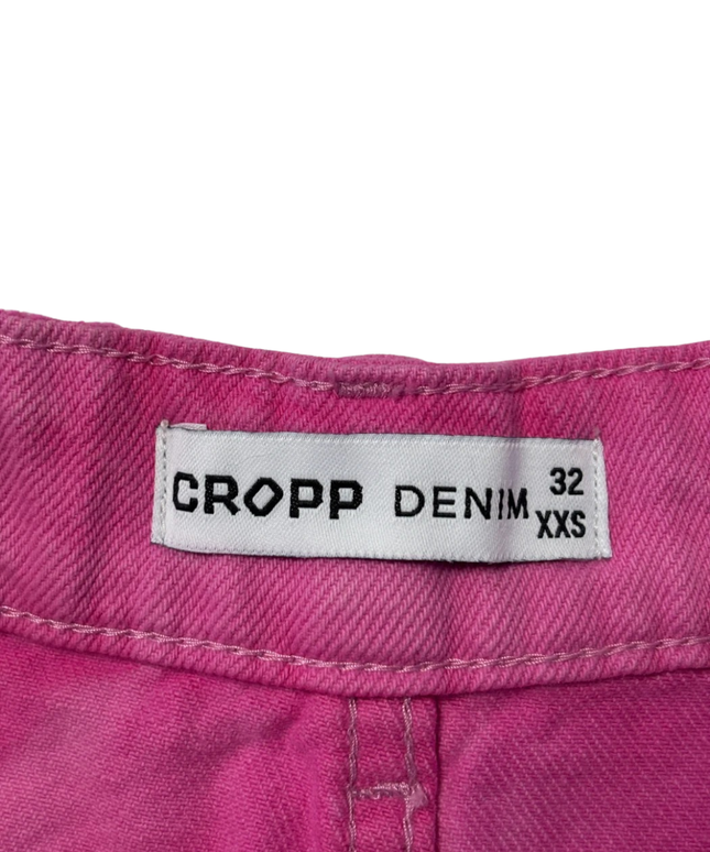 Cropp Vibrant Pink Distressed Denim Shorts W/Tags