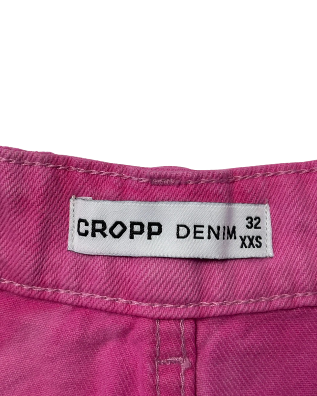 Cropp Vibrant Pink Distressed Denim Shorts W/Tags