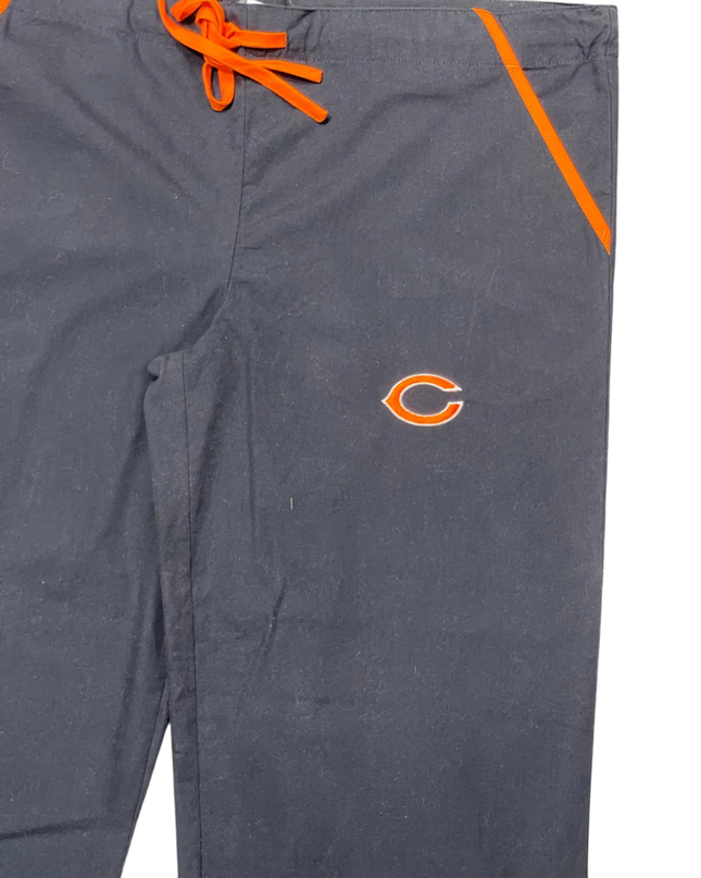 NFL Team Apparel Chicago Bears Navy Blue Scrub Pants