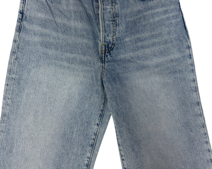 Levi's Blue Premium Ribcage Straight Ankle Jeans