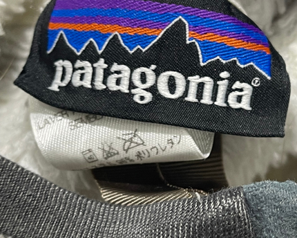 Patagonia White High-Loft Fleece Hooded Jacket