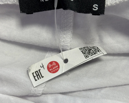Reserved White Oversized T-Shirt Dress W/Tags