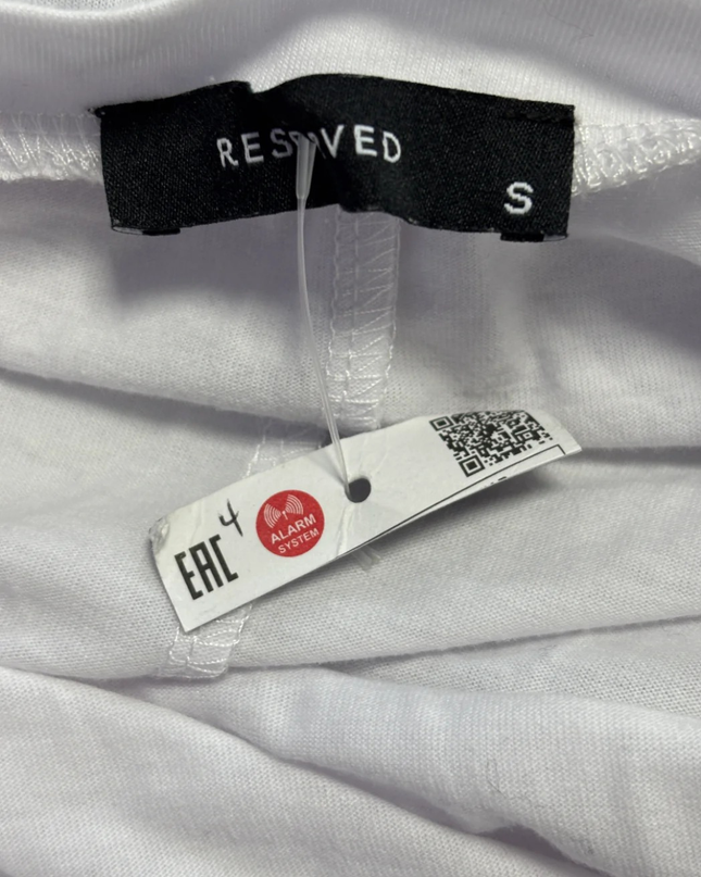 Reserved White Oversized T-Shirt Dress W/Tags