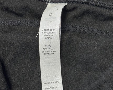 Lululemon Grey Ribbed Leggings with Ruched Ankle