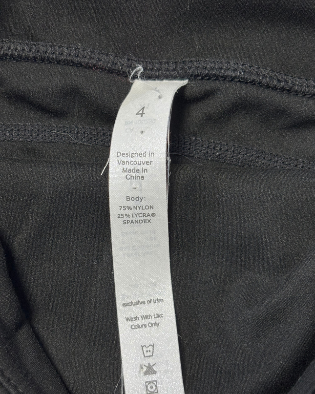 Lululemon Grey Ribbed Leggings with Ruched Ankle