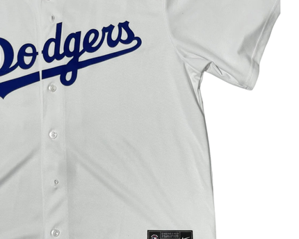Nike White Los Angeles Dodgers SABAQUIE 14 Baseball Jersey