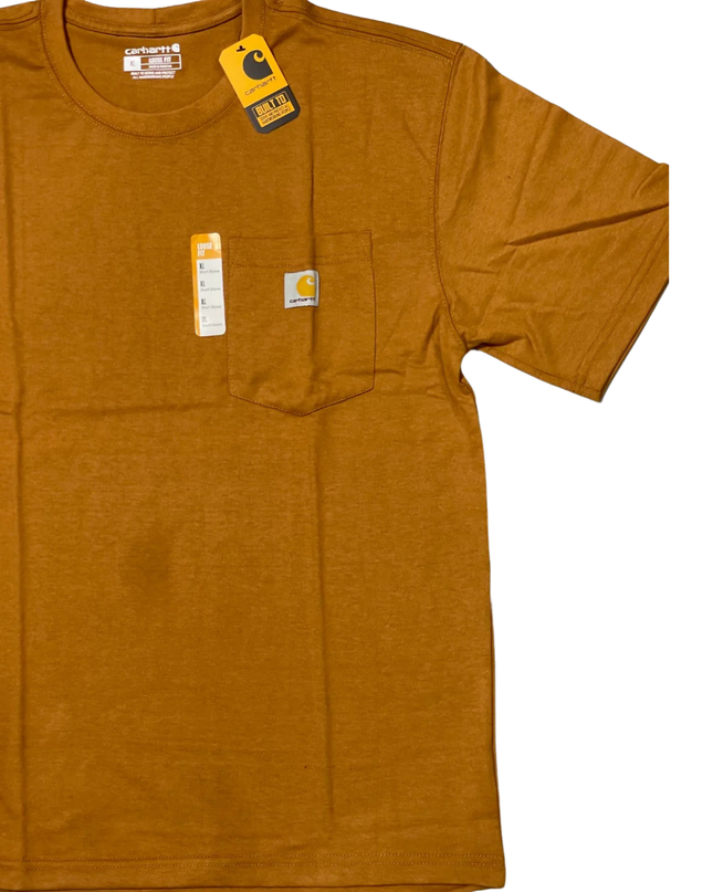 Carhartt Brown Loose Fit Pocket T-Shirt W/Tags