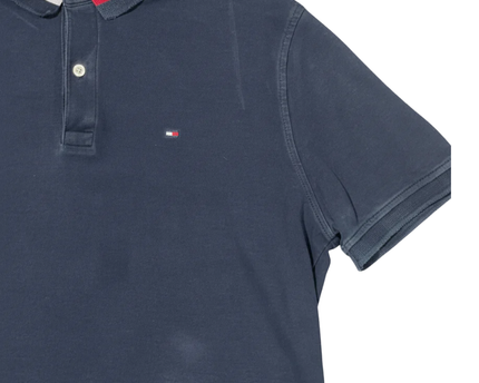 Tommy Hilfiger Navy Blue Short Sleeve Polo Shirt