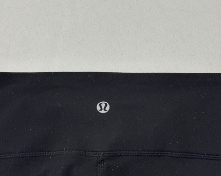 Lululemon Classic Black Cropped Athletic Leggings