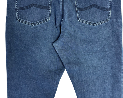 Michael Kors Blue Slim Straight Leg Denim Jeans