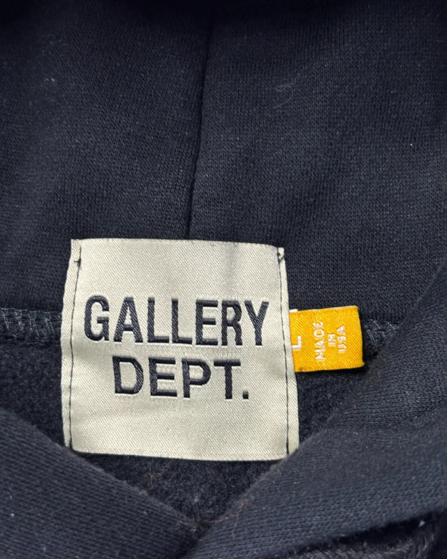 Gallery Dept. Black Corona Virus World Tour Graphic Hoodie