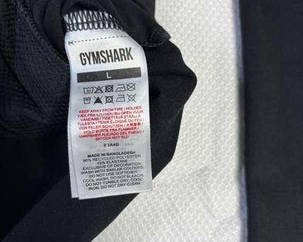 Gymshark Black Full Zip Performance Sports Jacket