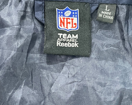 Reebok Navy Blue Buffalo Bills NFL Windbreaker Jacket