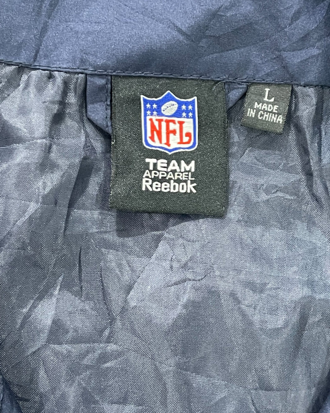 Reebok Navy Blue Buffalo Bills NFL Windbreaker Jacket