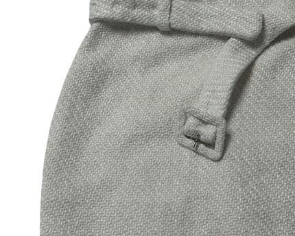 DKNY White Tweed Belted Pencil Skirt