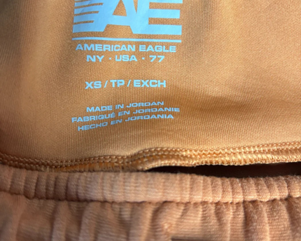 American Eagle Orange Activewear Jogger Pants