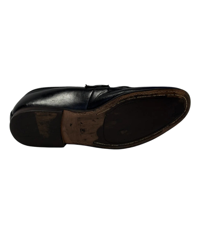 Aldo Men's Black Leather Bit Loafers