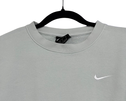 Nike Light Green Oversized Cropped Sweatshirt