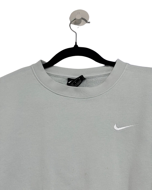 Nike Light Green Oversized Cropped Sweatshirt