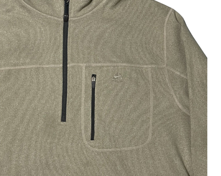 Nike ACG Beige 1/4 Zip Textured Fleece Sweater