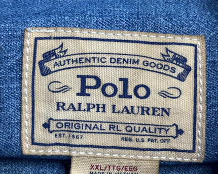 Polo Ralph Lauren Blue Denim Long-Sleeve Button-Down Shirt