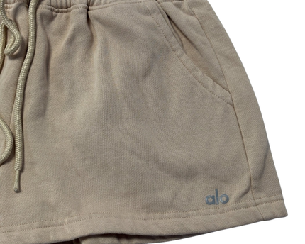 Alo Yoga Beige Lounge Shorts