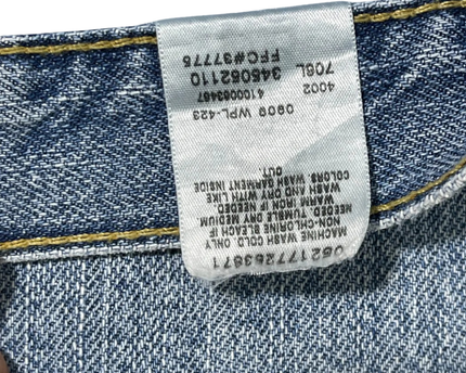 Levi's Light Blue Relaxed Fit 550 Denim Shorts