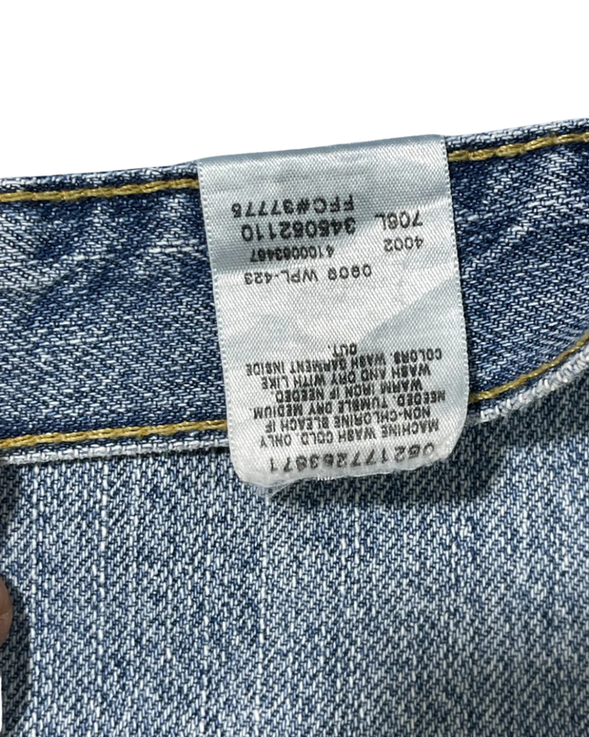Levi's Light Blue Relaxed Fit 550 Denim Shorts
