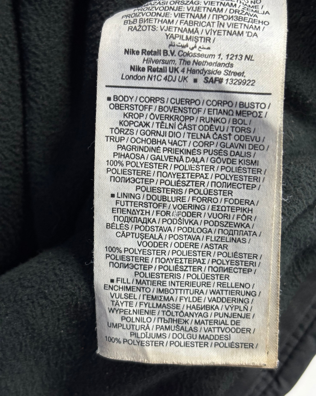 Nike Black Therma-FIT Puffer Hooded Jacket