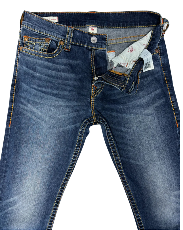 True Religion Blue Geno Relaxed Slim Fit Jeans