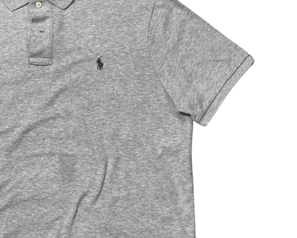 Polo Ralph Lauren Grey Short Sleeve Cotton Polo Shirt