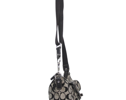 Coach Black Signature Jacquard Crossbody Bag