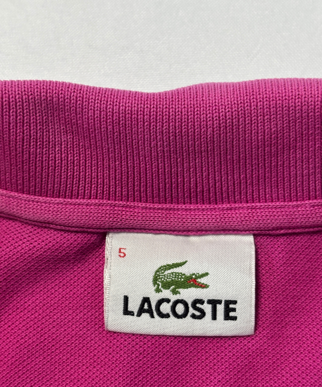 Lacoste Magenta Classic Pique Short Sleeve Polo Shirt