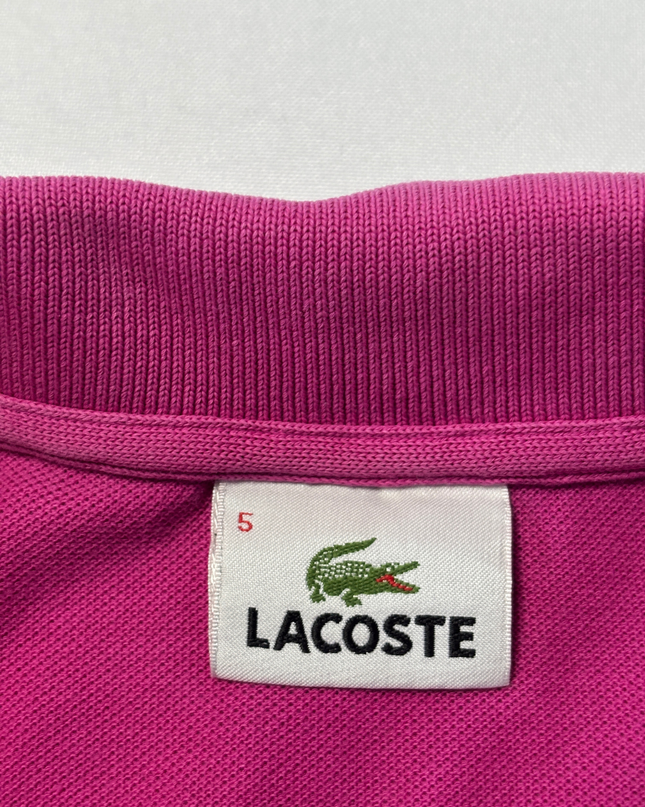 Lacoste Magenta Classic Pique Short Sleeve Polo Shirt